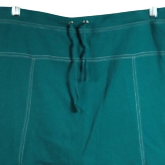 Anne Klein Sport Skort Green Size XXL Skirt Shorts Pull On Drawstring Contrast - Picture 2 of 7